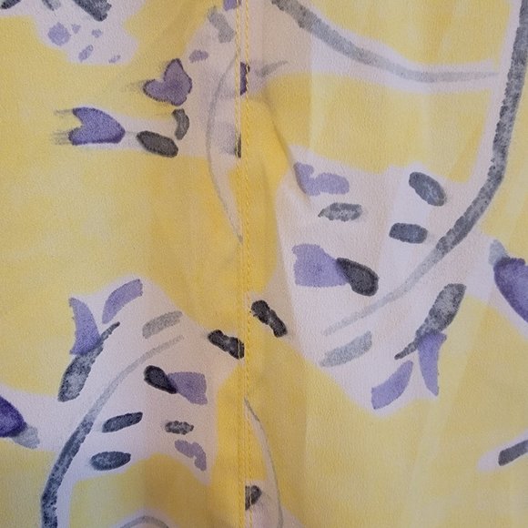 Cabi Yellow Short Sleeve Blouse - Picture 4 of 6